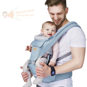 6-in-1 FRUITEAM Baby Carrier with Waist Stool